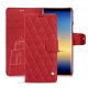 Capa em pele Samsung Galaxy Note8 - Rouge troupelenc - Couture