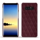 Capa em pele Samsung Galaxy Note8 - Lie de vin - Couture ( Pantone 5115C ) 