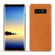 Coque cuir Samsung Galaxy Note8 - Mandarine vintage ( Pantone 165C ) 