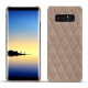 Coque cuir Samsung Galaxy Note8 - Taupe vintage - Couture