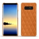 Coque cuir Samsung Galaxy Note8 - Mandarine vintage - Couture