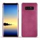 Capa em pele Samsung Galaxy Note8 - Serpent ciclamino