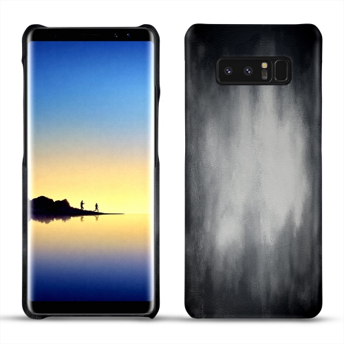 Funda de piel Samsung Galaxy Note8Gris Patine
