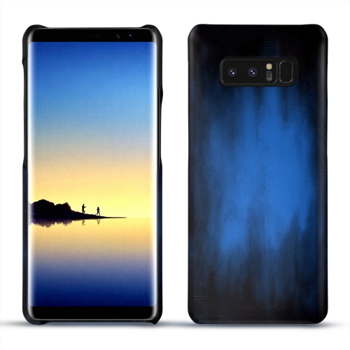 Capa em pele Samsung Galaxy Note8Bleu Patine