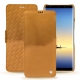 Housse cuir Samsung Galaxy Note8 - Or Maïa ( Pantone 871C ) 