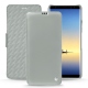Samsung Galaxy Note8 leather case - Gris ( Nappa - Pantone W428C ) 