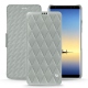 Funda de piel Samsung Galaxy Note8 - Gris - Couture ( Nappa - Pantone W428C ) 