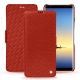 Samsung Galaxy Note8 leather case - Papaye ( Pantone 180C ) 