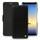 Custodia in pelle Samsung Galaxy Note8 - Abaca nero