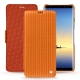 Samsung Galaxy Note8 leather case - Abaca arancio