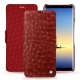 Capa em pele Samsung Galaxy Note8 - Autruche ciliegia