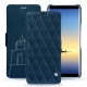 Custodia in pelle Samsung Galaxy Note8 - Blu mediterran - Couture