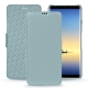가죽 커버 Samsung Galaxy Note8 - Bleu Ciel PU