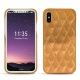 Funda de piel Apple iPhone X - Or Maïa - Couture