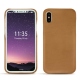 Apple iPhone X leather cover - Castan esparciate