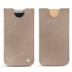 Apple iPhone X leather pouch - Taupe vintage ( Pantone 7530C ) 