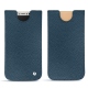 Apple iPhone X leather pouch - Indigo ( Pantone 303U ) 