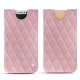 Funda de piel Apple iPhone X - Rose - Couture ( Nappa - Pantone 2365C ) 