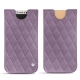 Funda de piel Apple iPhone X - Lilas - Couture ( Nappa - Pantone 2645U ) 