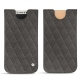 Custodia in pelle Apple iPhone X - Anthracite - Couture ( Pantone 424C ) 