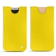 Capa em pele Apple iPhone X - Jaune fluo
