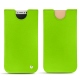 Custodia in pelle Apple iPhone X - Vert fluo