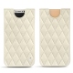 Custodia in pelle Apple iPhone X - Blanc escumo - Couture
