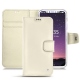 Apple iPhone X leather case - Blanc (  Nappa - White ) 