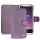 Custodia in pelle Apple iPhone X - Lilas ( Nappa - Pantone 2645U ) 