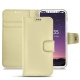 Funda de piel Apple iPhone X - Beige PU