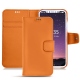 Housse cuir Apple iPhone X - Orange PU