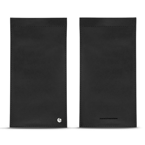 Supple glasses case with magnetic fastening system