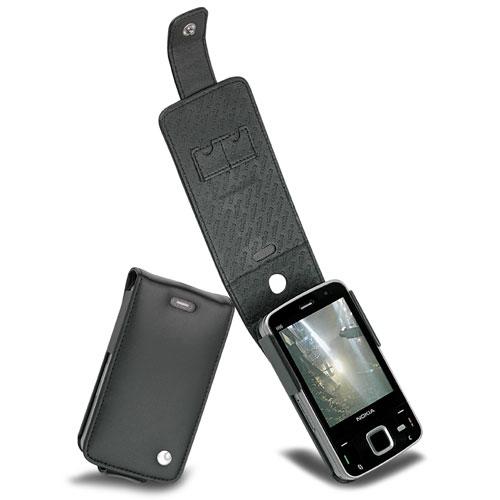 Nokia N96  leather case - Noir ( Nappa - Black ) 