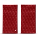 Astuccio per occhiali soffice con magnete - Griffe 1 - Rouge - Couture ( Nappa - Pantone 199C ) 