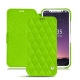 Housse cuir Apple iPhone X - Vert fluo - Couture