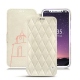 Custodia in pelle Apple iPhone X - Blanc escumo - Couture