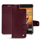 Meizu Pro 7 leather case - Lie de vin ( Pantone 5115C ) 