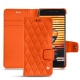 硬质真皮保护套 Meizu Pro 7 - Orange fluo - Couture
