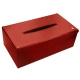 Rectangular tissue box holder - Papaye ( Pantone #b54317 ) 