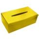 Boite à mouchoirs  - Rectangulaire - Griffe 1 - Jaune fluo