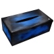 Scatola per fazzoletti  - Rettangolare - Griffe 1 - Bleu Patine