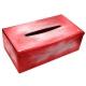 Rectangular tissue box holder - Rose Patine