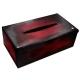Rectangular tissue box holder - Rouge Patine
