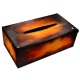 Caja de pañuelos - Rectangular - Fauve Patine