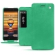 Meizu Pro 7 leather case - Menthe vintage ( Pantone 562C ) 