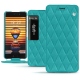 Funda de piel Meizu Pro 7 - Bleu fluo - Couture