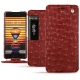 Housse cuir Meizu Pro 7 - Autruche ciliegia