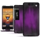 Housse cuir Meizu Pro 7 - Violet Patine