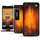 Housse cuir Meizu Pro 7 - Fauve Patine