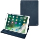 Apple iPad Pro 10,5" leather case - Jean vintage ( Roughtcut - Pantone 285U  ) 